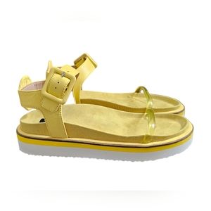 Zac Posen Yellow Sahara Lemon Sandals Size 8.5